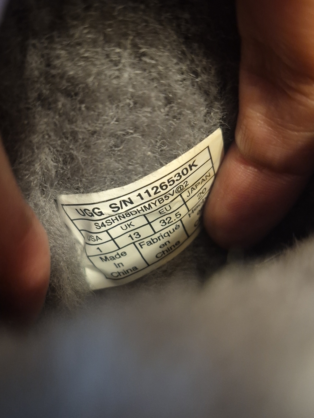 Ugg Gray With Shiny Back Suede Leather Boots - Picture 11 of 12